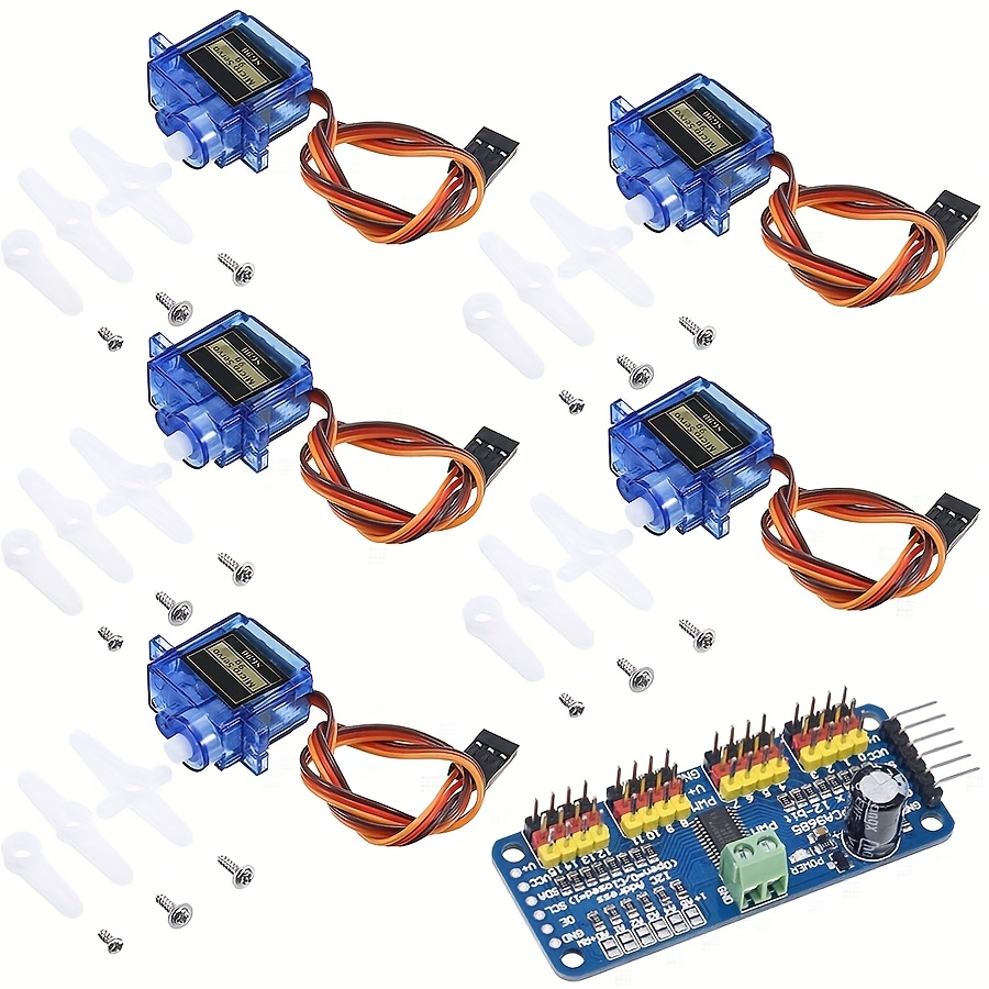 Robot Arm Motor - 5 pezzi di motori servo SG90
