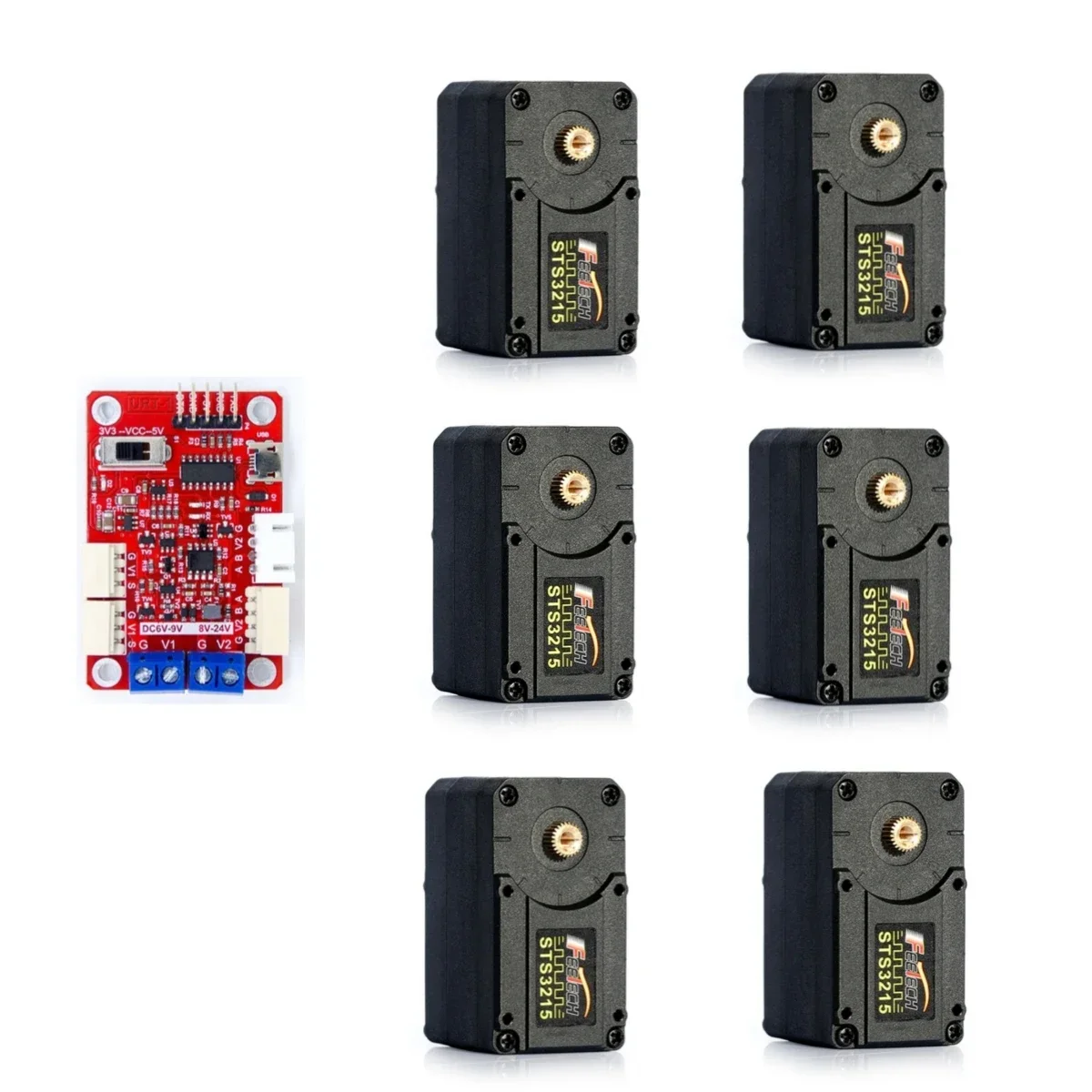 Robot Arm Motor - Feetech STS3215 19KG 7.4V Rapporto di
