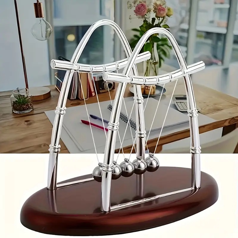 Newton Cradle Large - Culla di Newton con sfere in