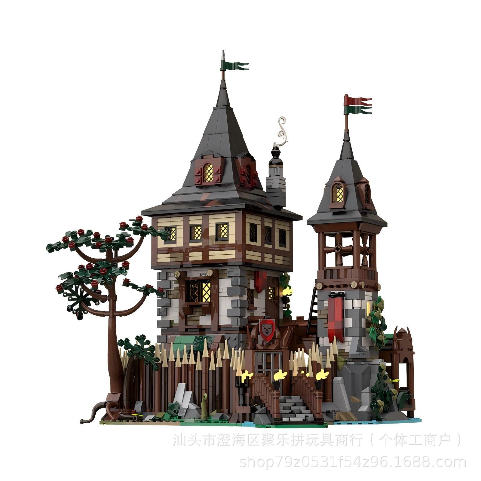 Science And Hobby - MOC Bear King Castle Mosaico Building