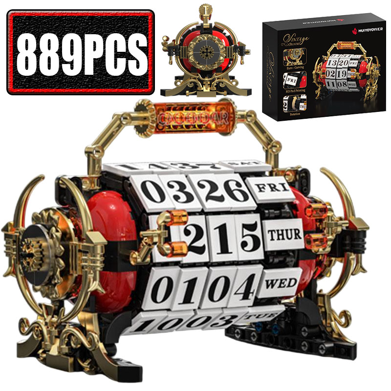 Solar System Orrery - Serie Retrò di Blocchi da Costruzione