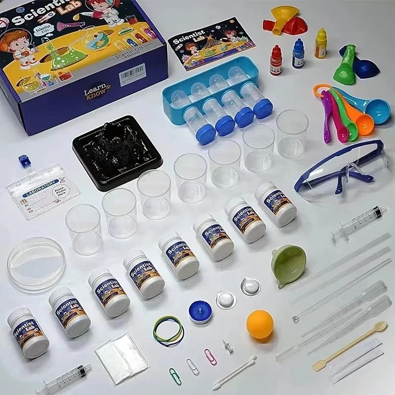 Chemistry Set Beginner - Set di Giocattoli Montessori, Laboratorio Scientifico