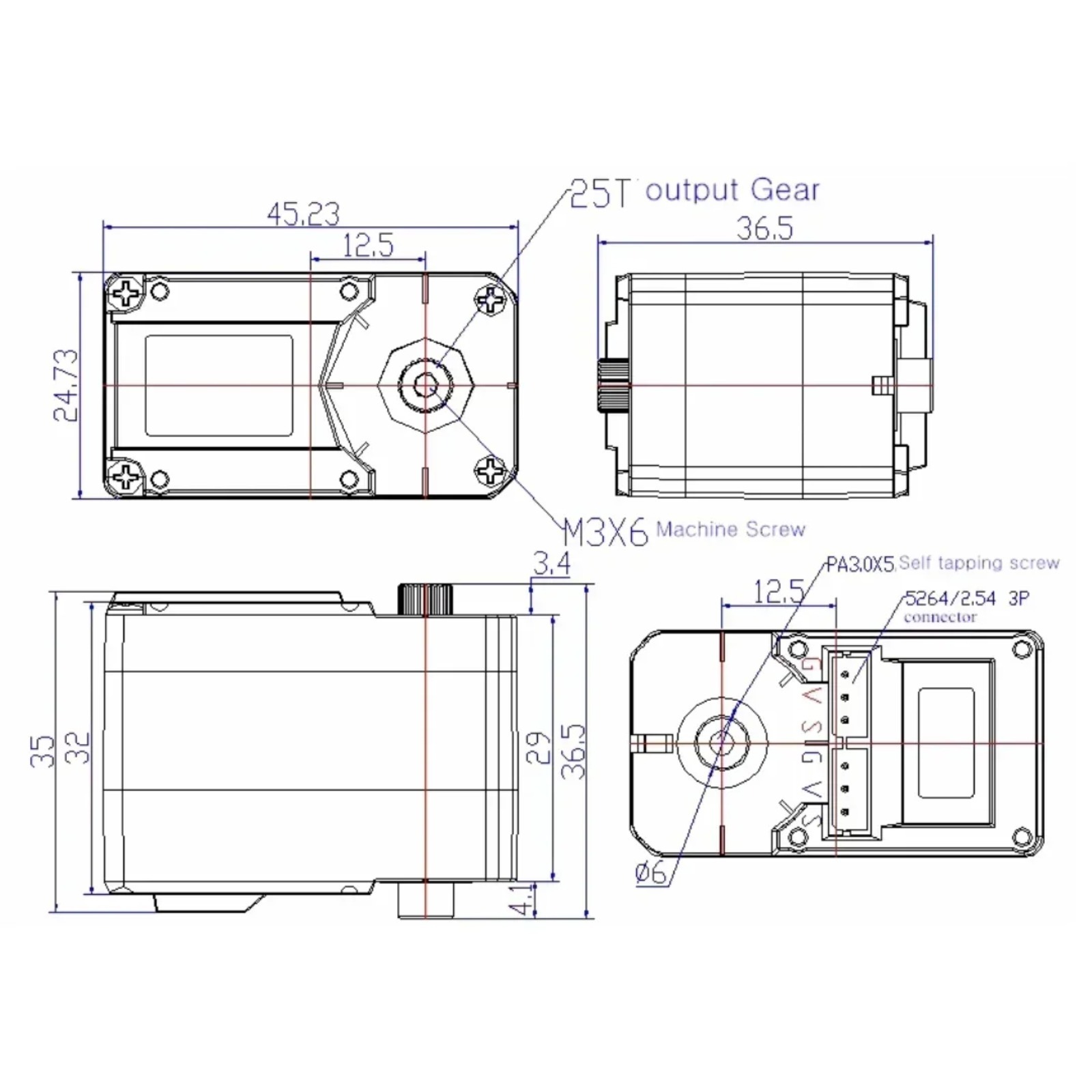 Feetech STS3215 19KG 7.4V Rapp - Robot Arm Motor recensione e prezzo