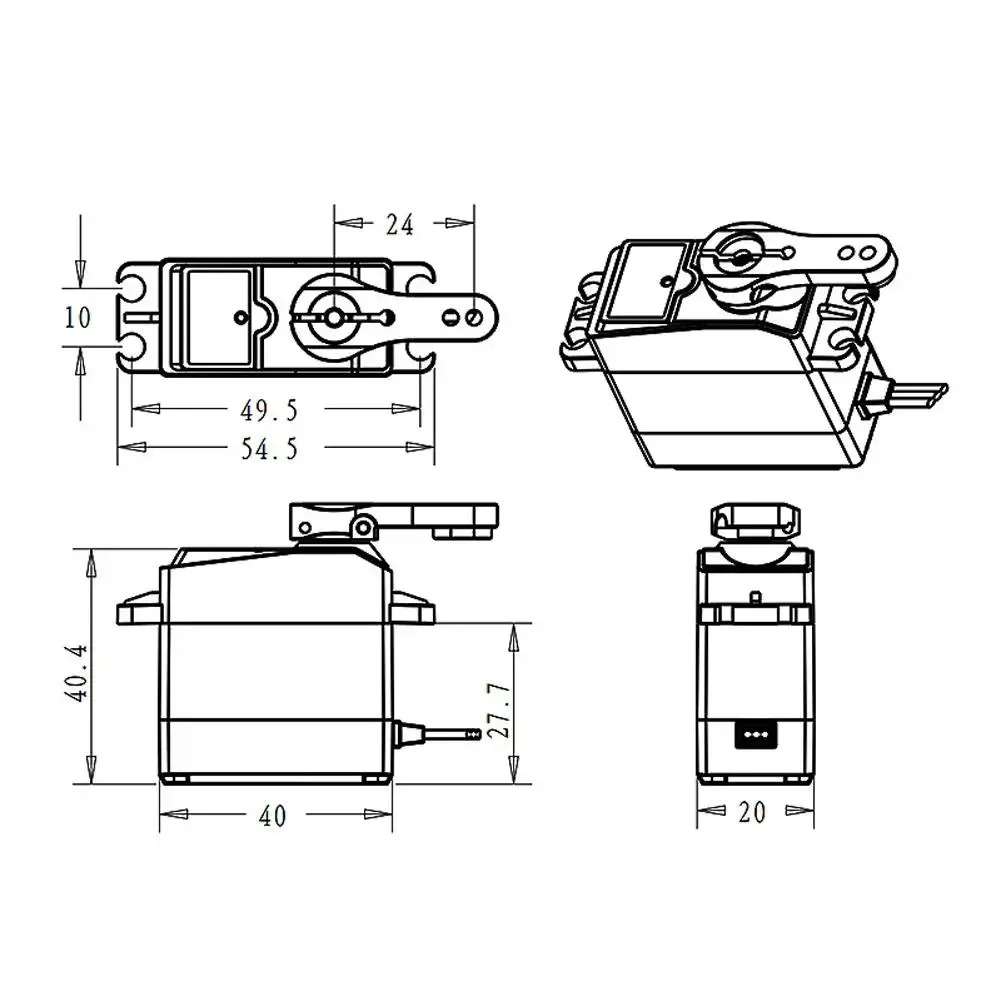 DS3225 Pro 25 kg Servo digital - Robot Arm Motor recensione e prezzo
